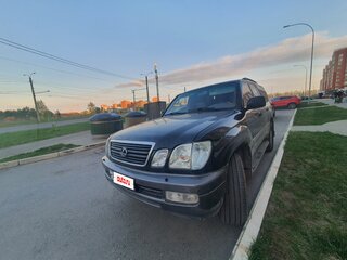 2002 Lexus LX 470 II, чёрный, 1350000 рублей, вид 1