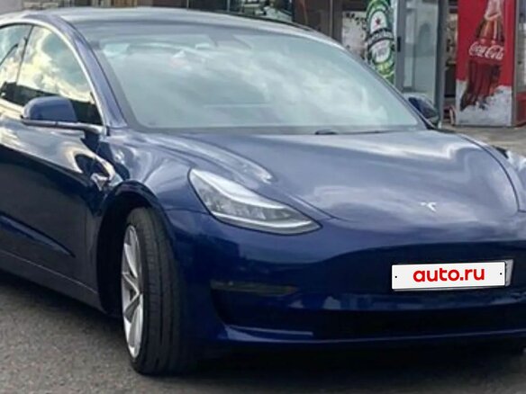 2019 Tesla Model 3 Standart I, синий, 1450000 рублей