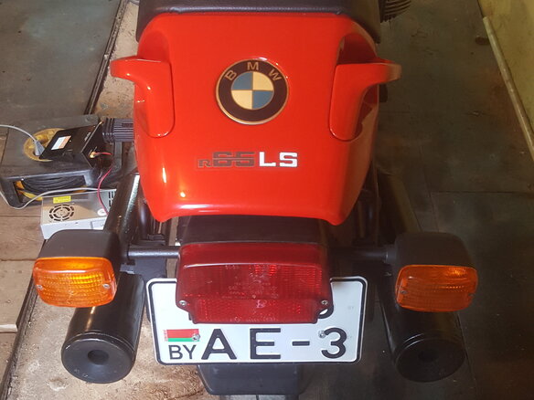 1982 BMW R 65 LS, красный - вид 7