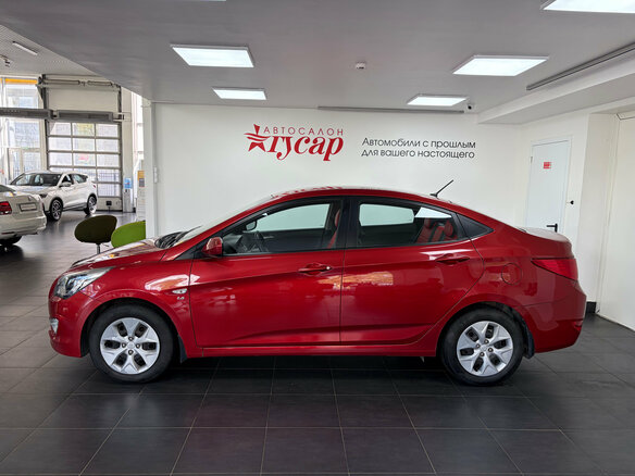 2016 Hyundai Solaris I Рестайлинг, красный, 1198000 рублей - вид 5