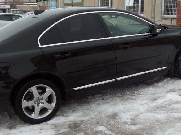 2010 Volvo S80 II Рестайлинг, чёрный - вид 1