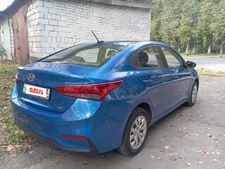 2019 Hyundai Solaris II, синий, 1265000 рублей, вид 4