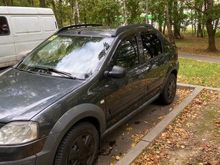 2009 Renault Logan I, чёрный, 400000 рублей, вид 4