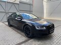 2014 Audi A8 Long III (D4) Рестайлинг, чёрный - вид 2