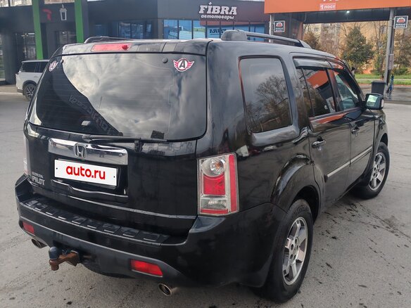 2011 Honda Pilot II Рестайлинг, чёрный, 2500000 рублей - вид 2
