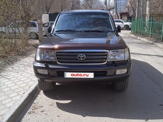 2003 Toyota Land Cruiser 100 Series Рестайлинг 1, чёрный, 1880000 рублей, вид 2