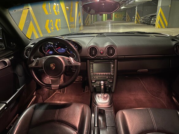 2009 Porsche Cayman I (987) Рестайлинг, чёрный - вид 14
