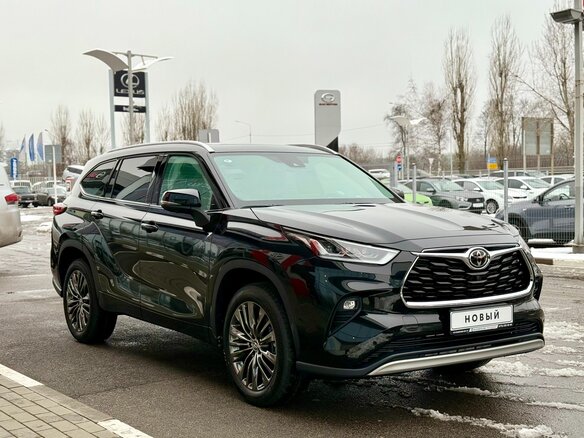 2025 Toyota Highlander IV (XU70), чёрный, 5490000 рублей - вид 1