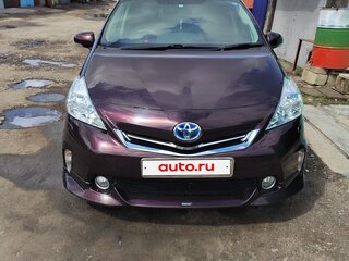2013 Toyota Prius Alpha I (ZVW40/41), пурпурный, 1150000 рублей, вид 1
