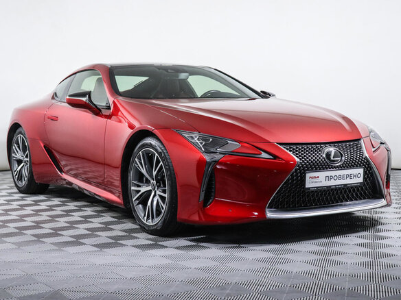 2017 Lexus LC 500 I, красный - вид 3