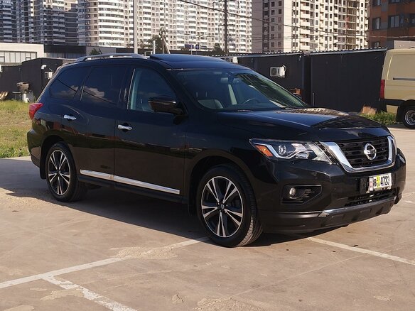 2017 Nissan Pathfinder IV Рестайлинг, чёрный, 2000000 рублей - вид 12