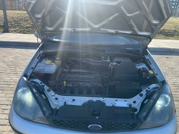 2003 Ford Focus I Рестайлинг, серебристый, 330000 рублей - вид 4