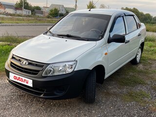 2014 Lada (ВАЗ) Granta I, белый, 450000 рублей, вид 3