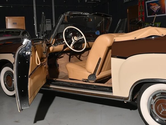 1959 Mercedes-Benz W128, коричневый - вид 7