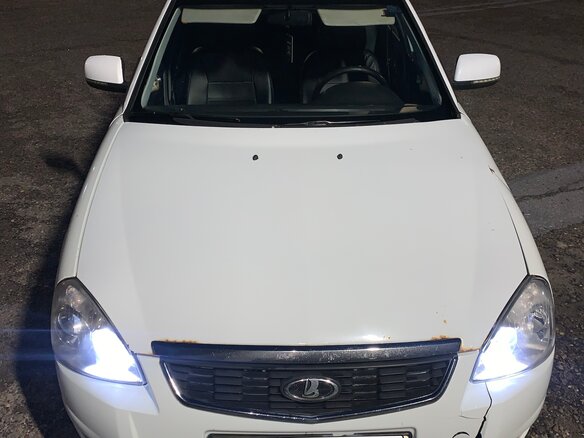 2012 Lada (ВАЗ) Priora I, белый, 150000 рублей - вид 1