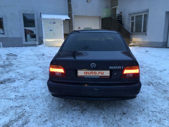 2003 BMW 5 серии 525i IV (E39) Рестайлинг, синий - вид 4