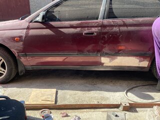 1994 Toyota Carina E, красный, 140000 рублей, вид 3