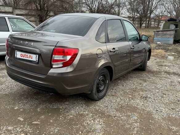 2018 Lada (ВАЗ) Granta I Рестайлинг, коричневый, 780000 рублей - вид 2