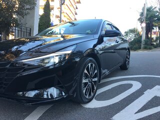 2021 Hyundai Elantra VII (CN7), чёрный, 2500000 рублей, вид 1
