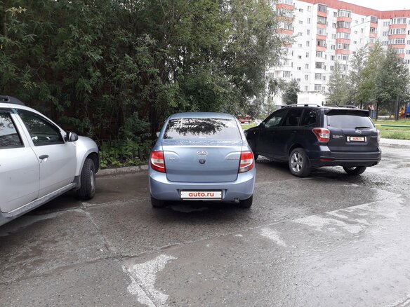 2015 Lada (ВАЗ) Granta I, голубой, 495000 рублей - вид 3
