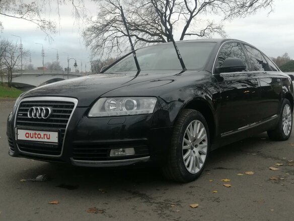 2009 Audi A6 III (C6) Рестайлинг, чёрный