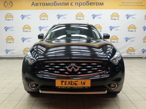 2011 Infiniti FX FX37 II (S51) Рестайлинг, чёрный - вид 4
