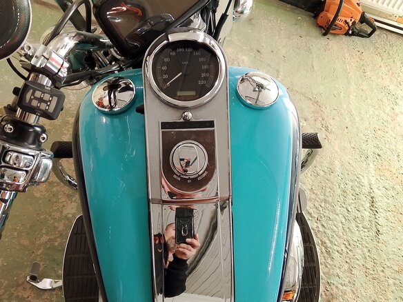 2004 Harley-Davidson Heritage, синий, 730000 рублей - вид 13