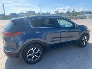 2019 Kia Sportage IV Рестайлинг, синий, 2180000 рублей, вид 4