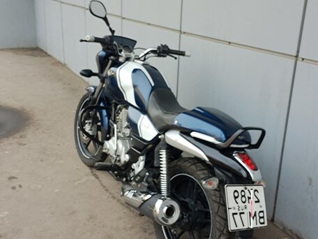 2017 Bajaj V 150, синий, 140000 рублей, вид 1