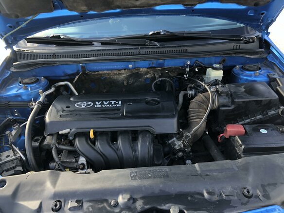 2005 Toyota Corolla IX (E120, E130) Рестайлинг, синий - вид 9