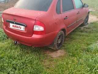 2007 Lada (ВАЗ) Kalina I, красный, 170000 рублей, вид 2
