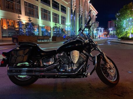 2003 Yamaha XVS1100, чёрный, 530000 рублей, вид 1