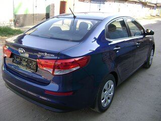 2015 Kia Rio III Рестайлинг, синий, 1500000 рублей, вид 4
