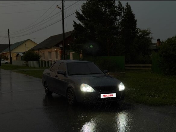 2008 Lada (ВАЗ) Priora I, серый, 310000 рублей - вид 4