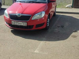 2012 Skoda Fabia II Рестайлинг, красный, 540000 рублей, вид 2