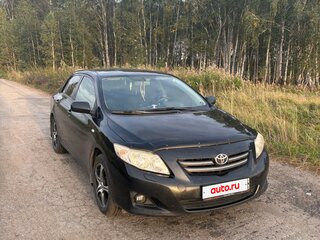 2008 Toyota Corolla AMT X (E140, E150), чёрный, 830000 рублей, вид 3