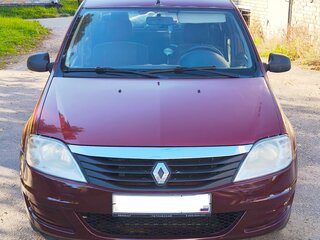 2011 Renault Logan I Рестайлинг, красный, 350000 рублей, вид 1