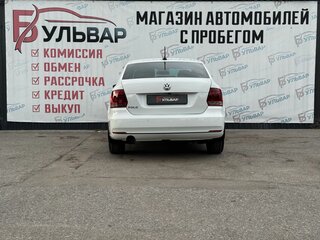 2019 Volkswagen Polo V Рестайлинг, белый, 990000 рублей, вид 5