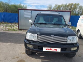2005 Toyota Land Cruiser 100 Series Рестайлинг 2, чёрный, 2100000 рублей, вид 2
