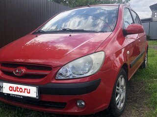 2005 Hyundai Getz I Рестайлинг, красный, 420000 рублей, вид 1