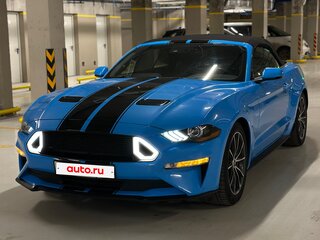 2019 Ford Mustang VI Рестайлинг, голубой, 3450000 рублей, вид 1