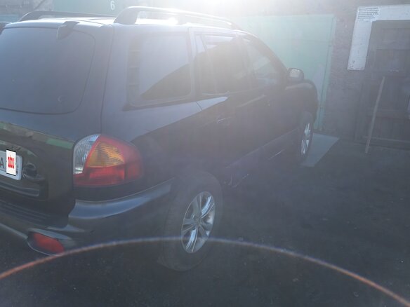 2002 Hyundai Santa Fe I, чёрный, 520000 рублей - вид 2