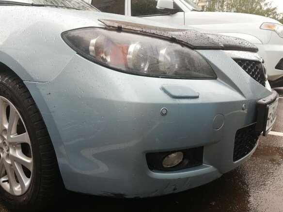 2008 Mazda 3 I (BK) Рестайлинг, голубой - вид 10
