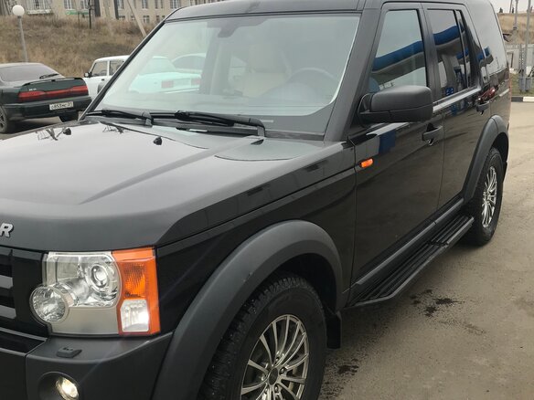 2007 Land Rover Discovery III, чёрный - вид 4