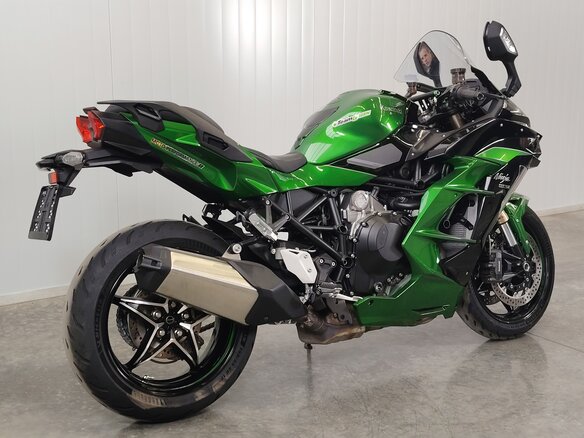 2018 Kawasaki Ninja H2 SX, зелёный, 1429000 рублей - вид 7