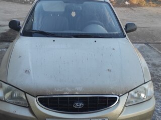 2005 Hyundai Accent ТагАЗ II, бежевый, 350000 рублей, вид 2