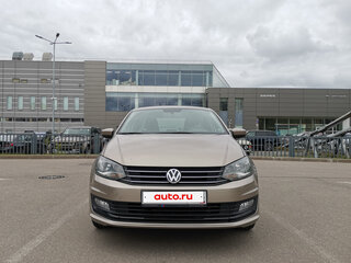 2015 Volkswagen Polo V Рестайлинг, бежевый, 1170000 рублей, вид 2