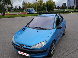 2002 Peugeot 206, голубой, 235000 рублей, вид 3