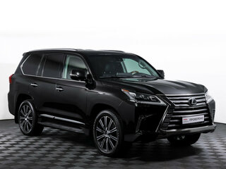 2016 Lexus LX 570 III Рестайлинг 2, чёрный, 7920000 рублей, вид 3