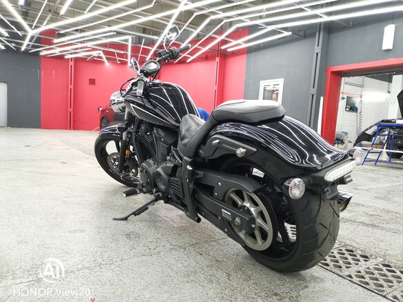 2013 Yamaha XVS1300, чёрный - вид 1